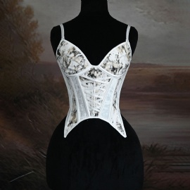Sexy Overbust Corset Top for Women Slimming Fit Body Shaper Lingerie